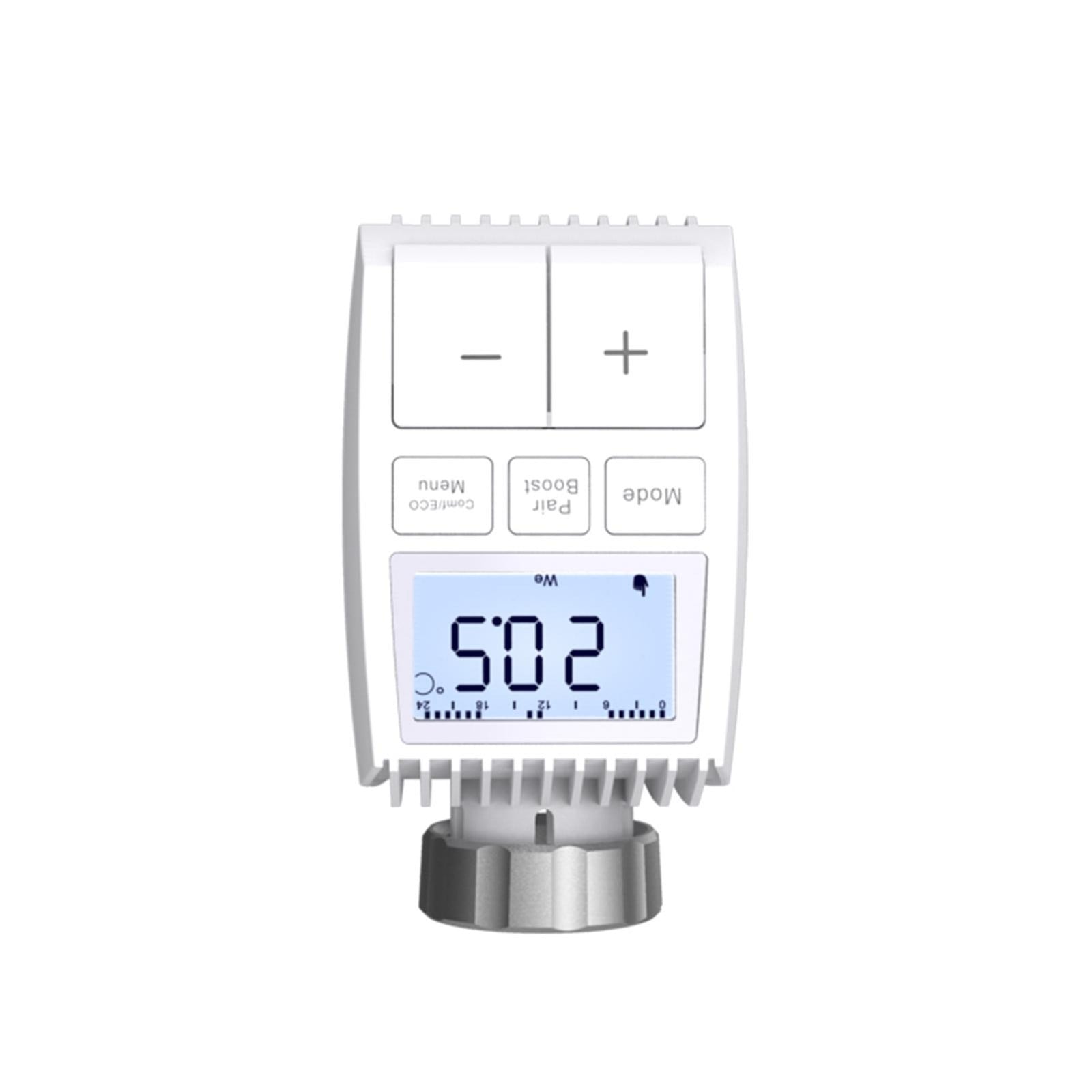 Cocosity ZigBee 3.0 Slimme Radiatorthermostaat met App- en Spraakbediening, Compatibel met Alexa (Gateway vereist)