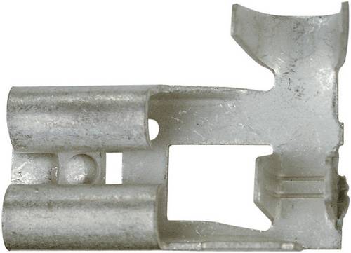 Klauke 3720 Flachsteckhülse Steckbreite: 6.3mm Steckdicke: 0.8mm 90° Unisoliert Metall