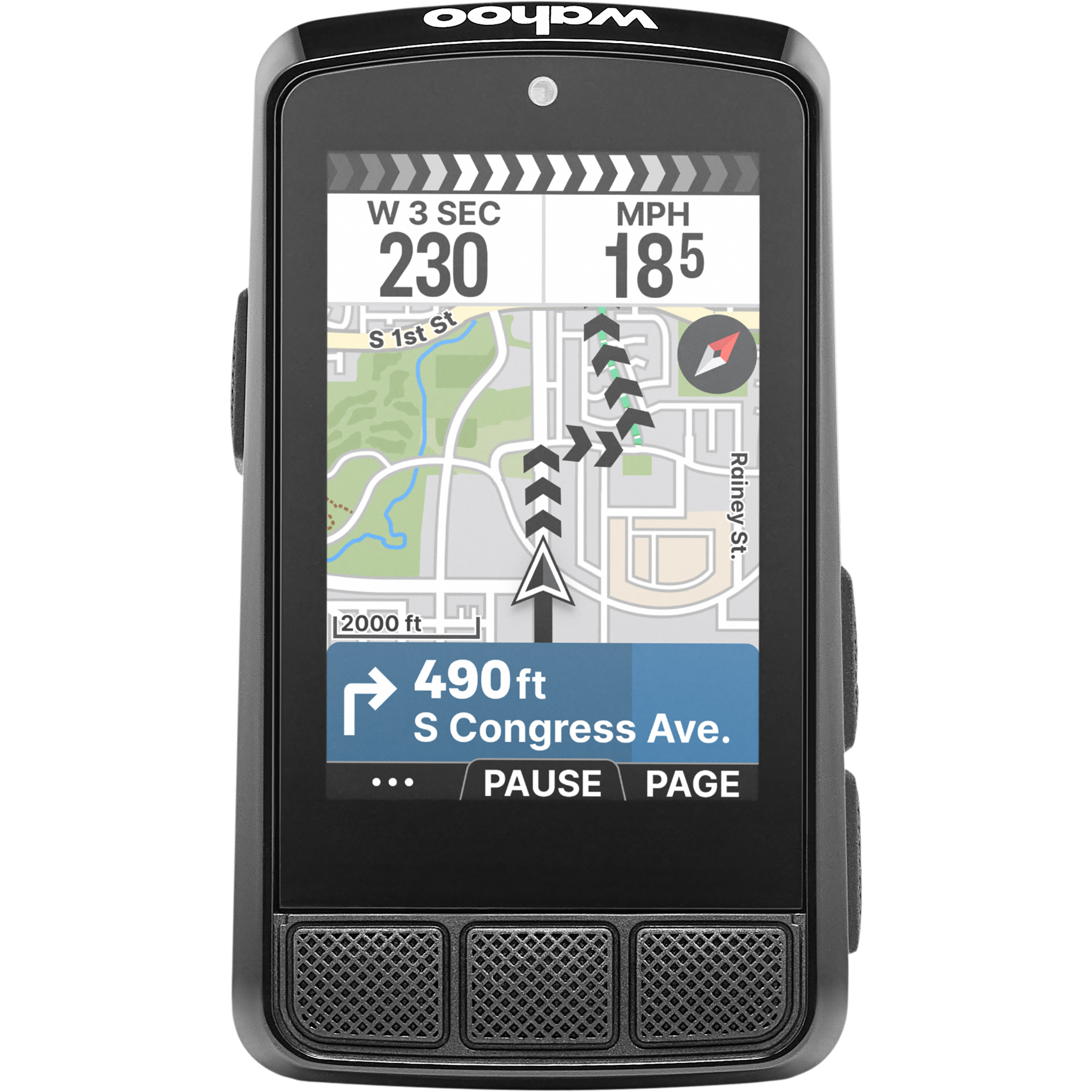 Wahoo Fitness Elemnt Bolt V3 Fahrradcomputer Fahrradcomputer grau Bikepacking | Gravel | Rennrad