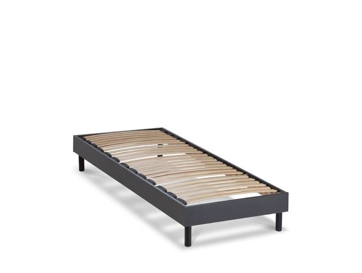 Sommier en kit lattes gris 90x200