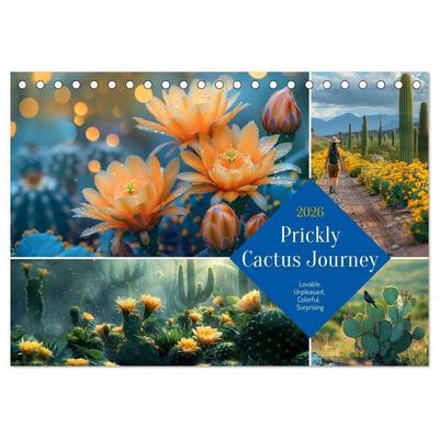 Waurick, K: Prickly Cactus Journey (Desk Calendar 2026 DIN A