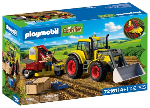 Playmobil Country 72161 Grote tractor met aardappelmaaier en landtechniekset