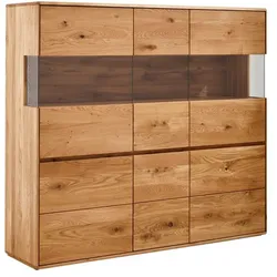 MAISON Highboard Huntsville Holz Braun Wildeiche
