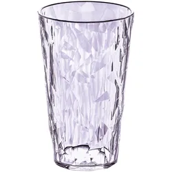 Koziol Club Light S Glas aus Kunststoff stapelbar / bruchsicher 400 ml transparent lavender