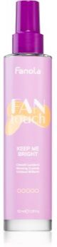 Fanola FAN touch KEEP ME BRIGHT spray para cabelo brilhante e macio 100 ml. FAN touch KEEP ME BRIGHT