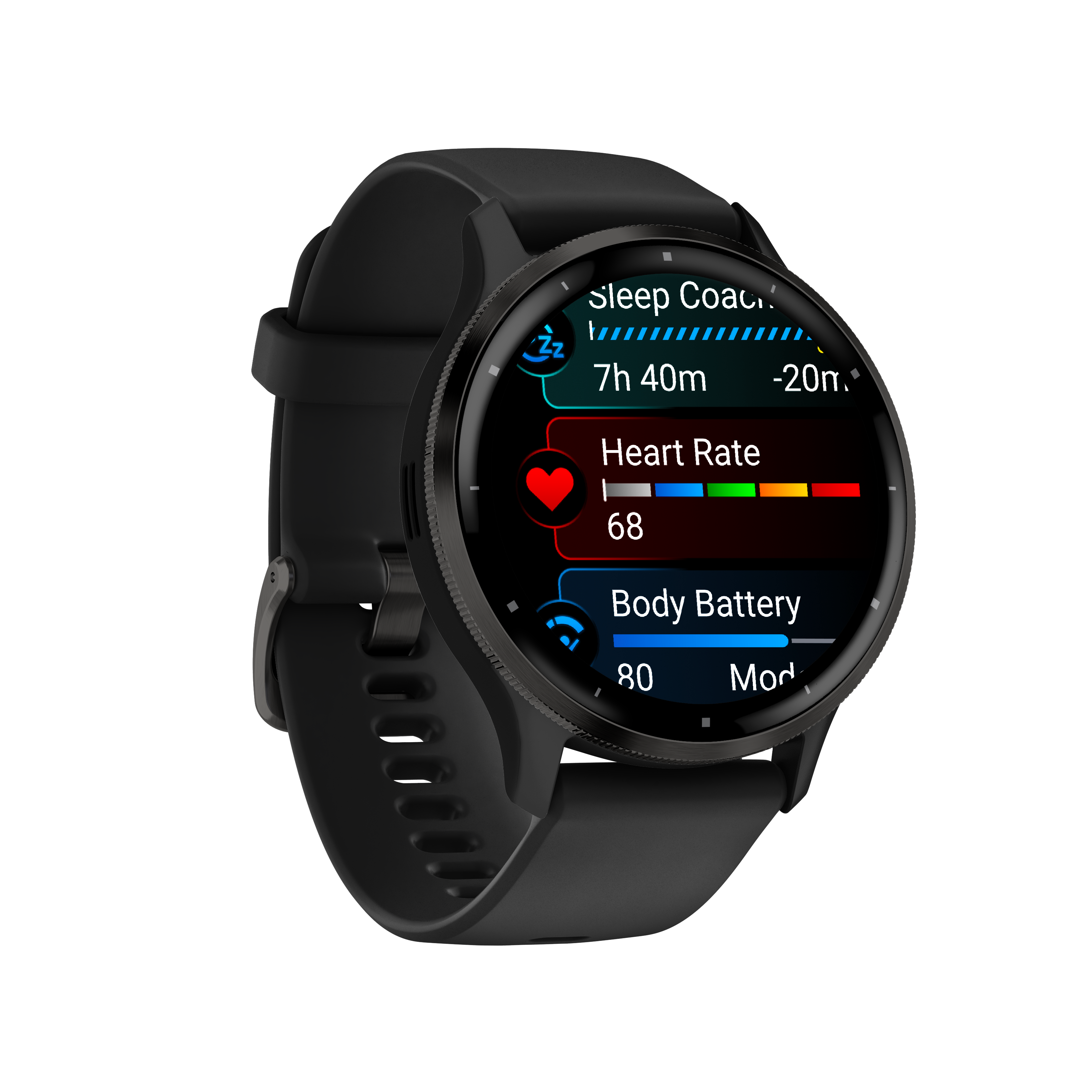 Garmin Venu 3 Schwarz/Schiefergrau mit Schnellwechsel-Silikon-Armband