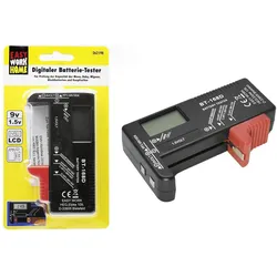 6x Easy Work Batterietester, Batterie Zubehör, Schwarz