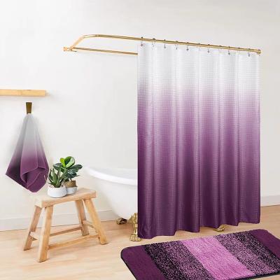 LightInthebox Shower Curtain Sets 180cm180cm(7070) for Bathroom Accessories, Fabric Polyester Waterproof Modern Shower Curtain Liner with 12 Hooks