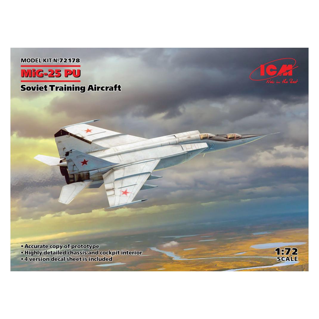ICM MiG-25PU, Soviet Training Aircraft (72178)