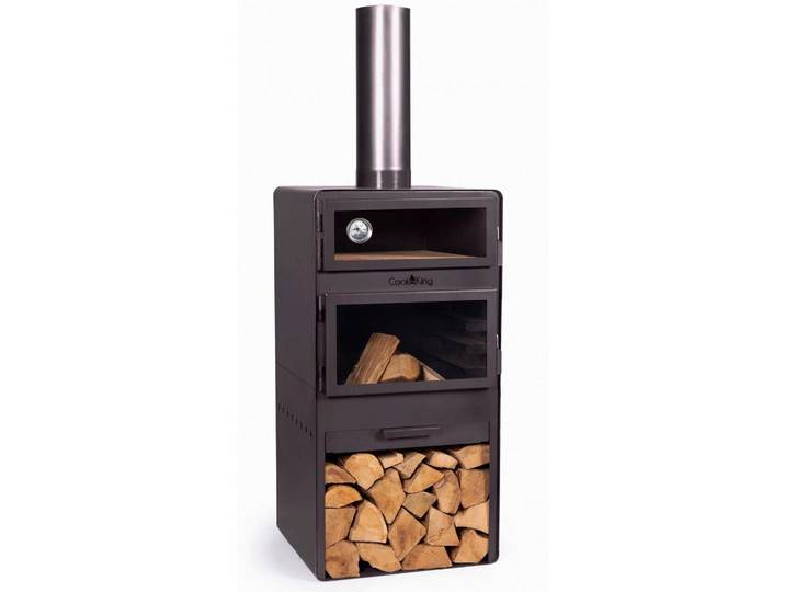 Kaminofen Terrassenofen Vento Schwarz, 50 cm