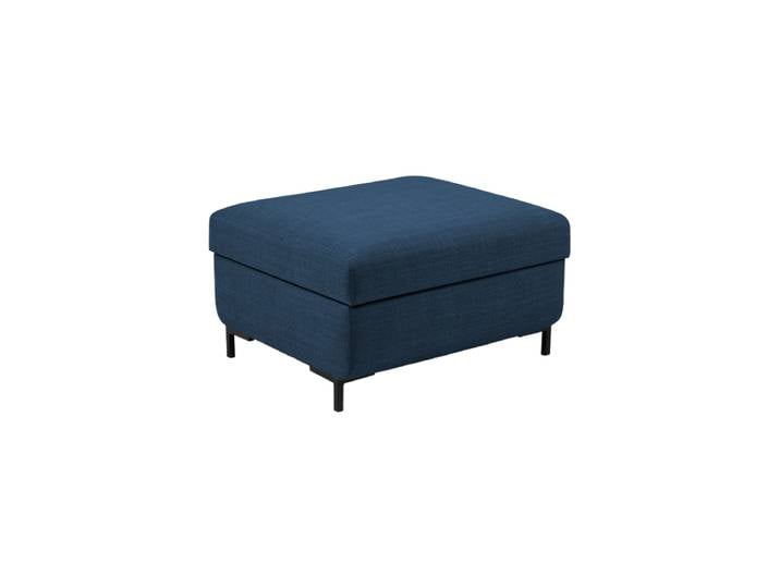 Design Sitzpouf „Yanis“ Strukturstoff Blau CXL by Christian Lacroix