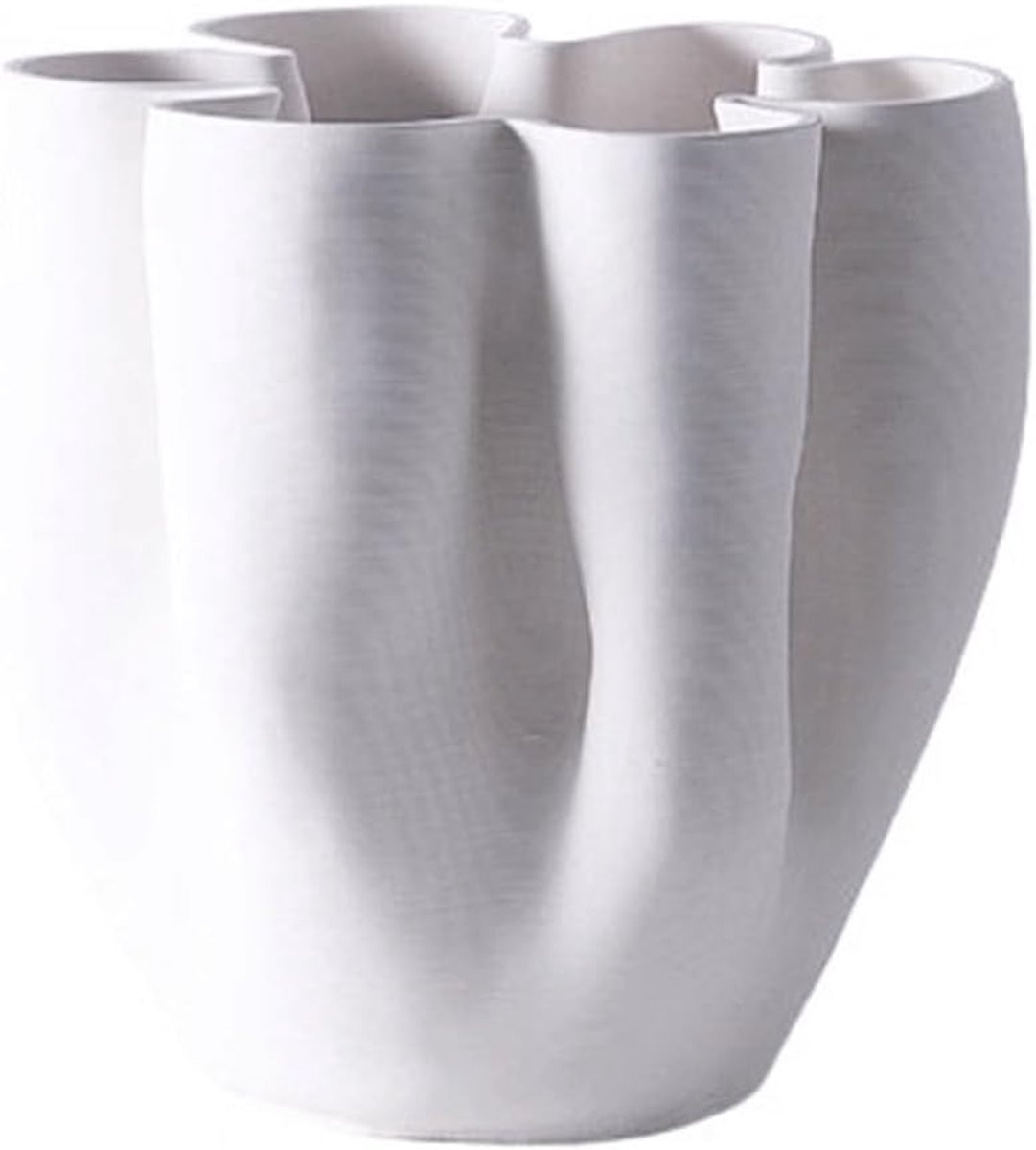 Handgemaakte rustieke keramische decoratieve vaas voor bloemen - 32 x 32 cm