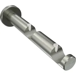 TRÄGER FÜR GARDINENSTANGEN 20 mm Ø, 2-läufig, Trend Edelstahl