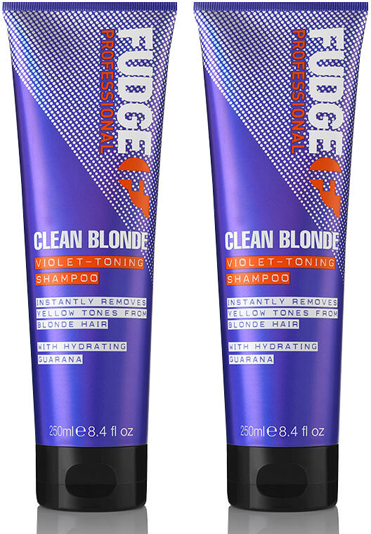 Fudge DOUBLE Clean Blonde Purple Violet Toning Shampoo  250ml