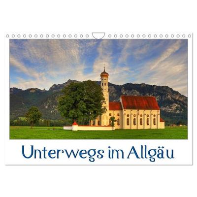 Unterwegs im Allgäu (Wandkalender 2027 DIN A4 quer), CALVENDO Monatskalender