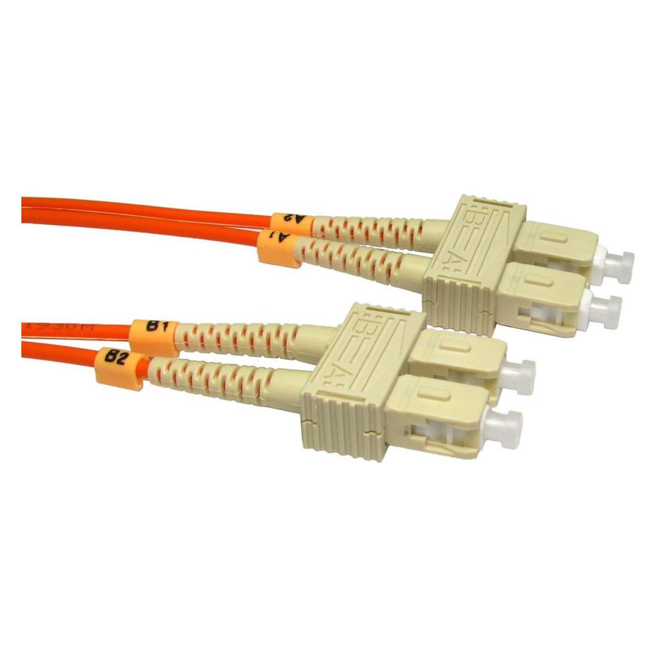 Cables Direct CDL 1m OM2 Fibre Cable SC - SC (1 m) (FB2M-SCSC-010)