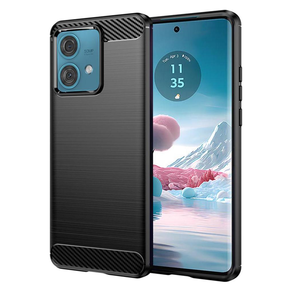 Techsuit - Carbon Silicone - Motorola Edge 40 Neo - Black (Motorola Edge 40 Neo) (56342429)