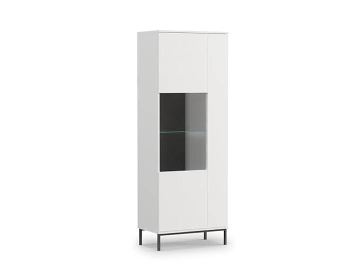 AXLIVING Schrank Queba QT07 70 cm Weiß 5 kleinere und 4 größere Fächer für flexible Nutzung. Laminierte Möbelplatte. Maße: 70 x 190 x 41 cm. ABS-Kanten.