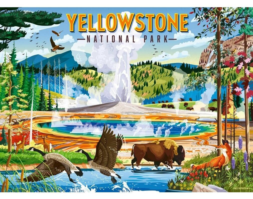 Sonstige Verlage Yellowstone National Park 500-delige puzzel