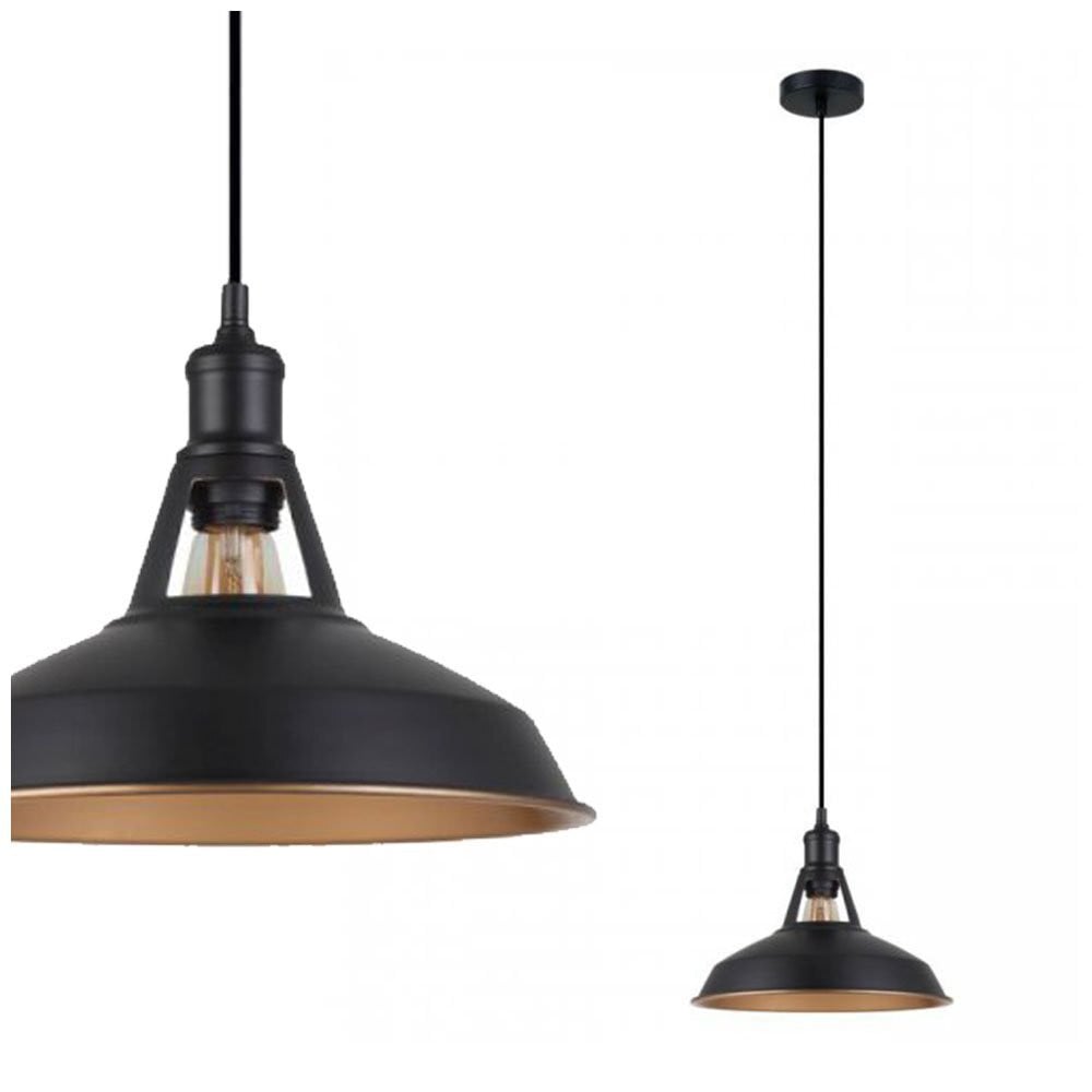 Italux Freya MDM-2315/1 M BK+GD LED hanglamp