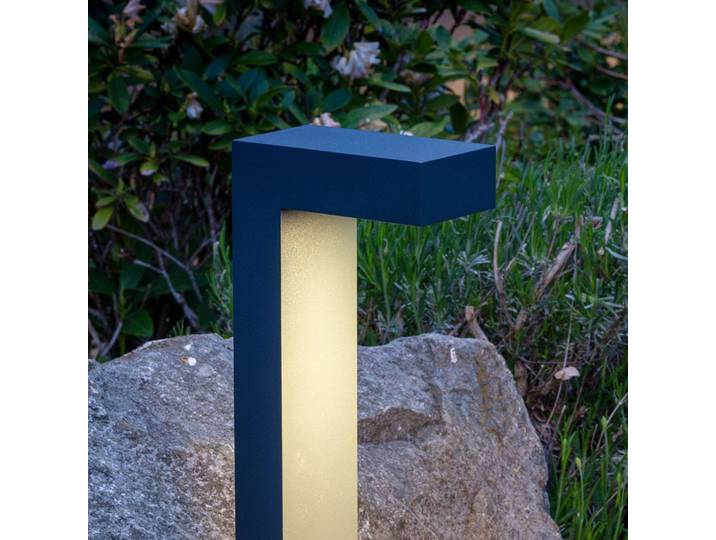 BRUMBERG LED Wegeleuchte Lantern, alu / grau / zink, Aluminium, Design, LED Außenleuchte