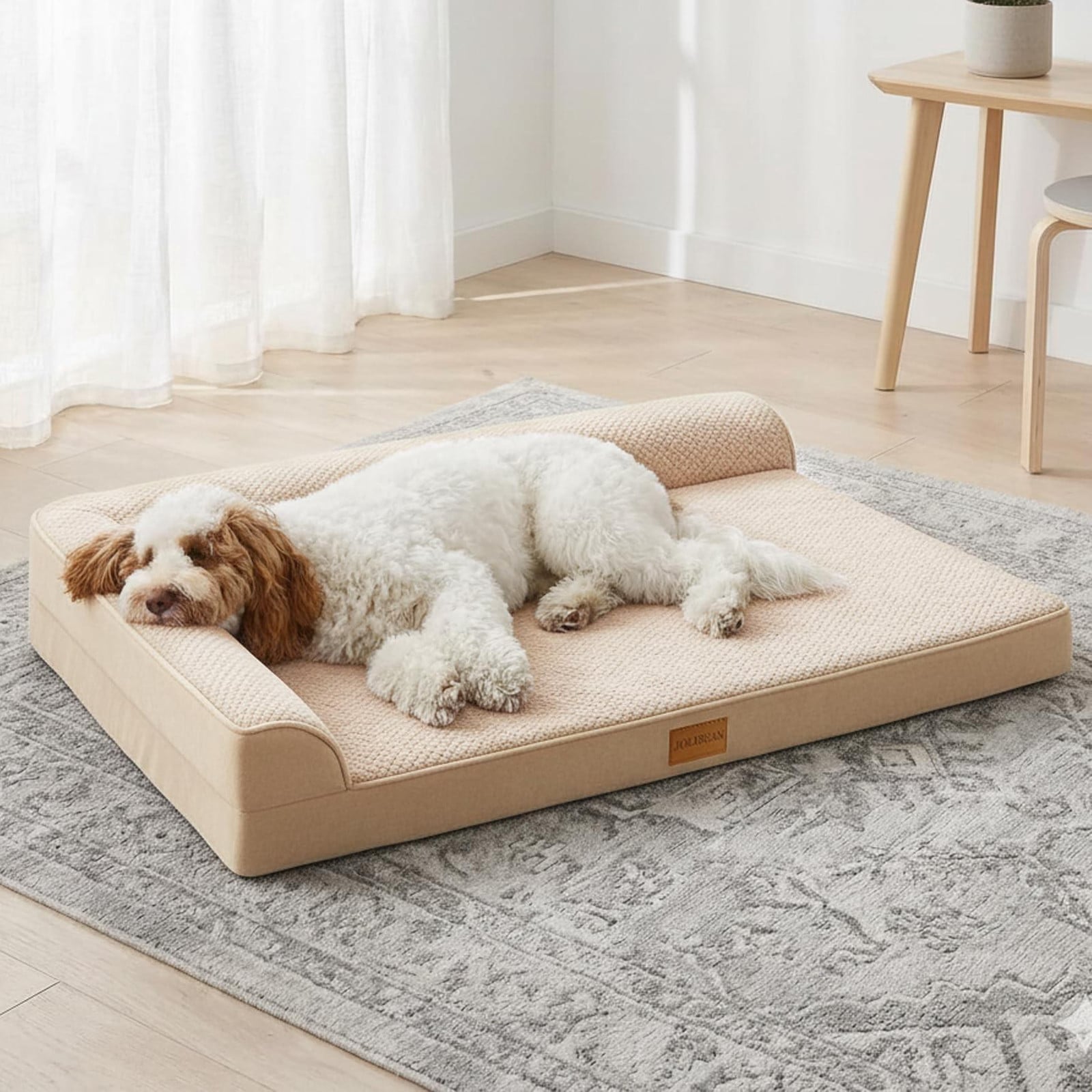 Merkloos Orthopedisch XXL Hondenbed met Wasbare Hoes