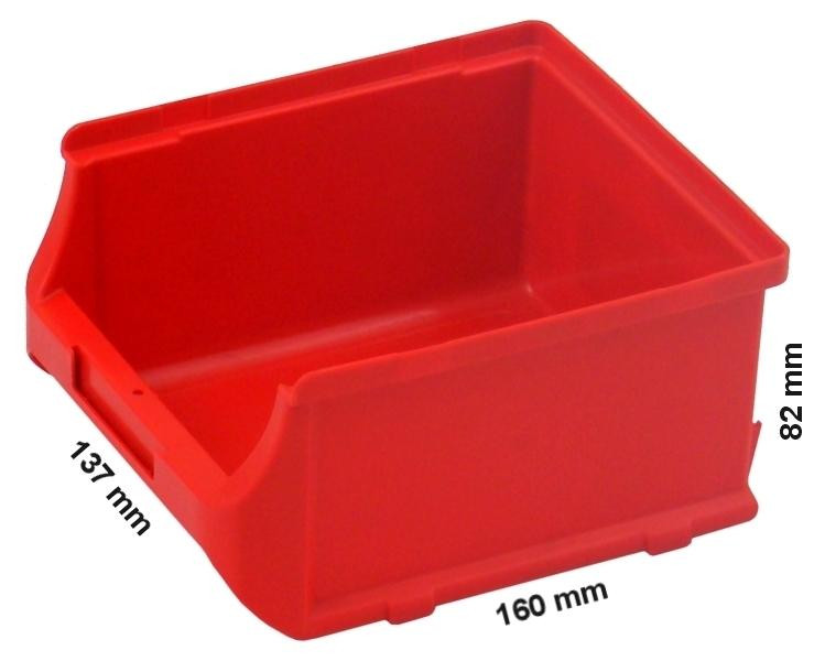 Allit ProfiPlus Box 2B opbergkist, rood