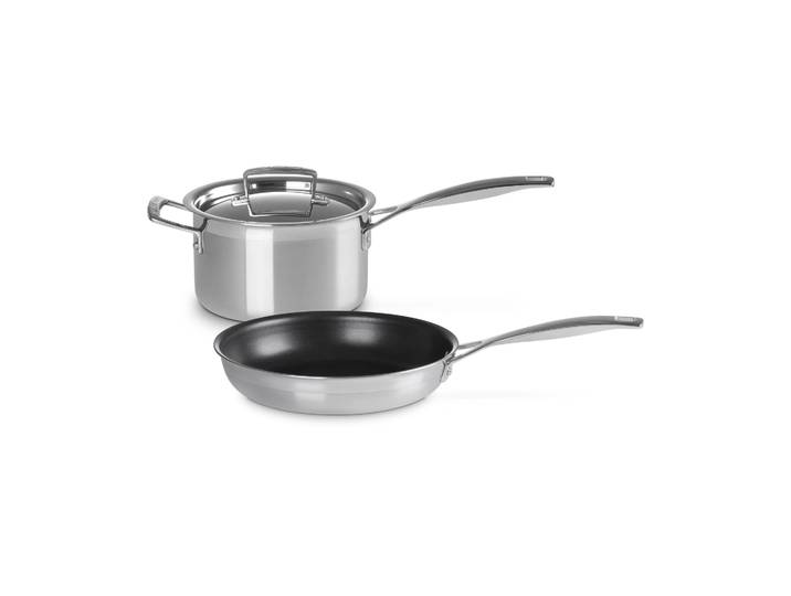 Le Creuset Le Creuset braad- en koekenpannenset Roestvrij staal, 2 delen