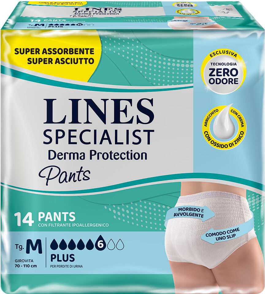 Lines Specialist Derma Pants Plus M 14 pezzi