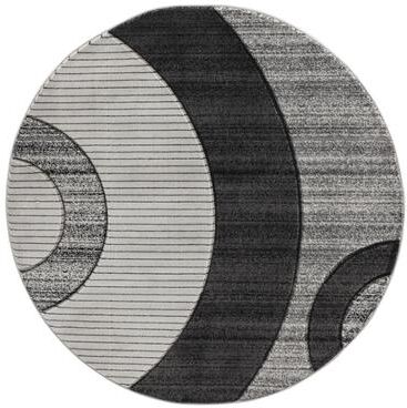 MDA Rugs Glamour Collection Geometric Polypropylene Area Rug