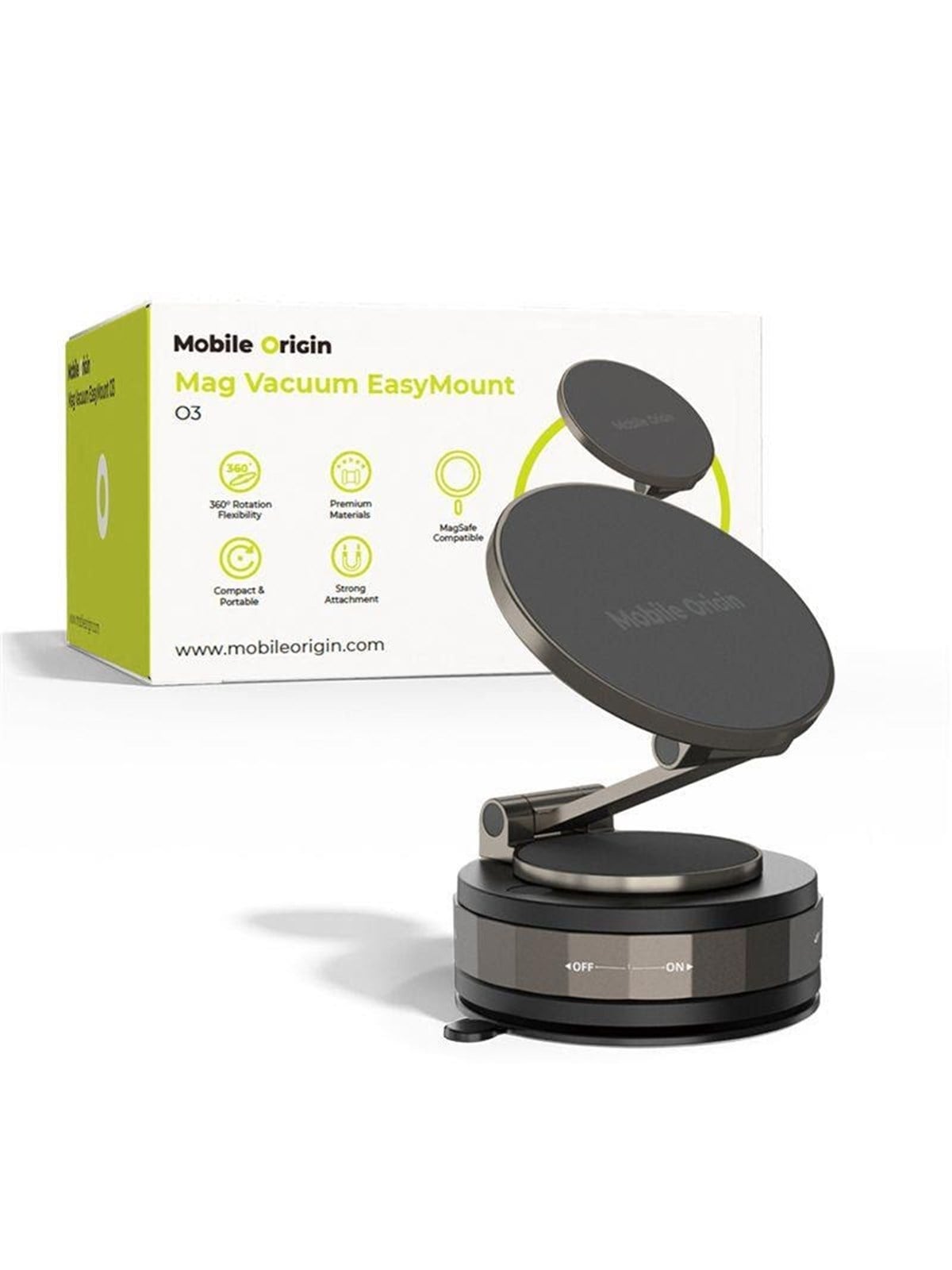 Mobile Origin MagSafe Vacuum EasyMount O3