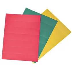 EICHNER Beschriftungsschilder-Set für Flexo-Board Planungstafeln silber