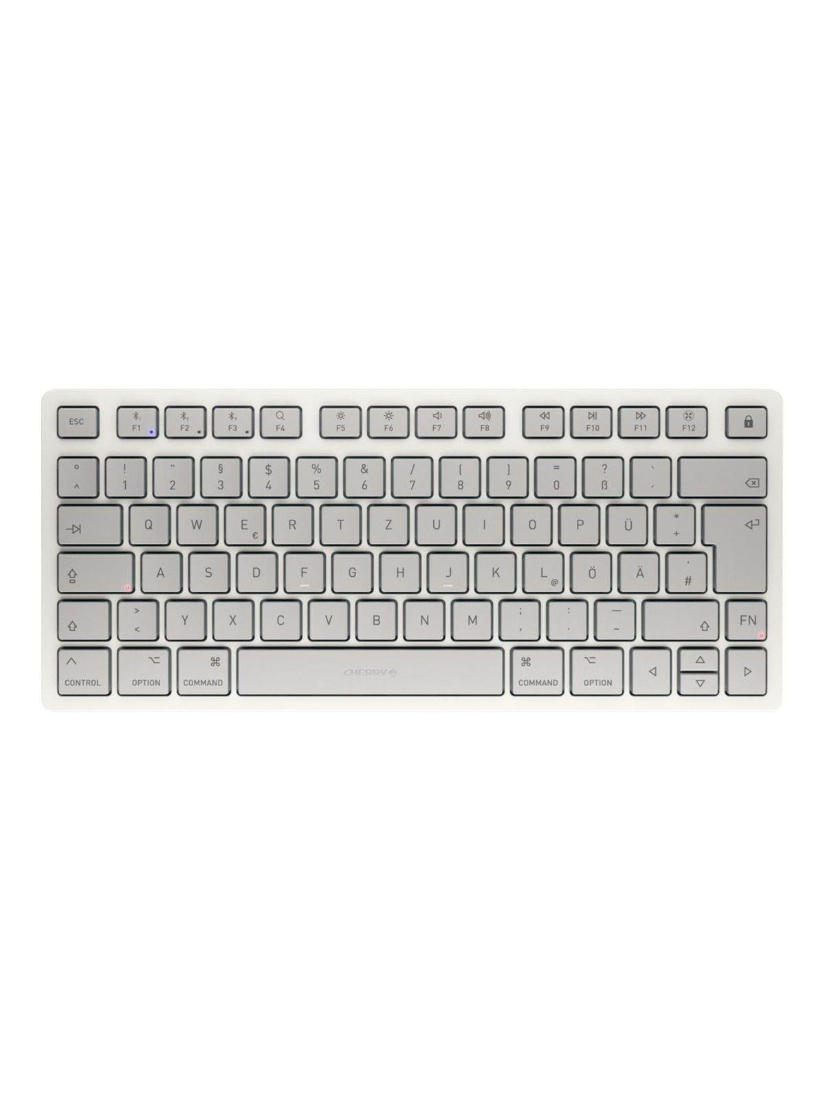 Cherry KW 7100 Mini - Tastatur - 75% - Deutsch - Grau