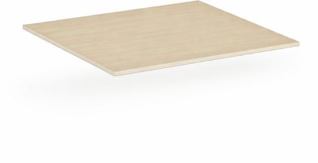 B2B Partner Tischplatte 600 x 600 x 18 mm, Birke