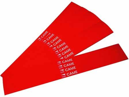 Came Confezione N 20 Strisce Rosse Rinfragenti Adesive