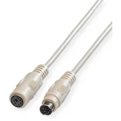 ROLINE Tastatur-Kabel-PS/2 ST/BU, 3 m