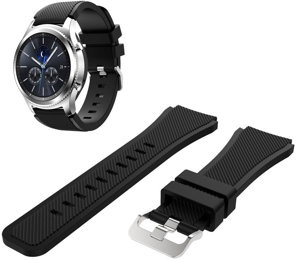 INCOVER Samsung Classic Frontier Silicone Watchband (22mm) - Sort