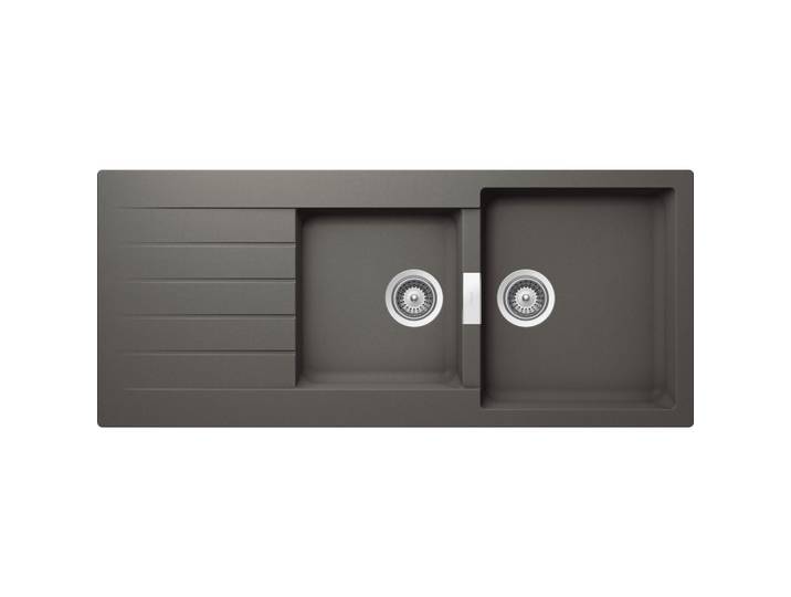 Schock Spüle Signus, Grau, Stein, 116x50 cm, Küchen, Küchenausstattung, Küchenspülen, Granitspüle