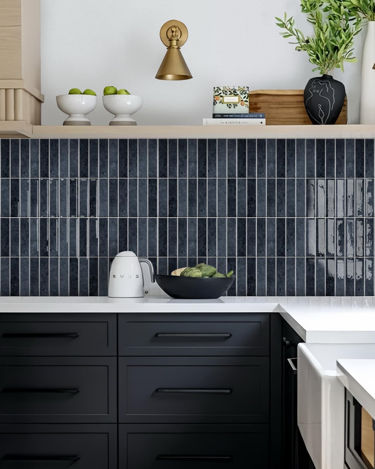 Set van 20 zelfklevende tegelstickers voor de keuken en badkamer