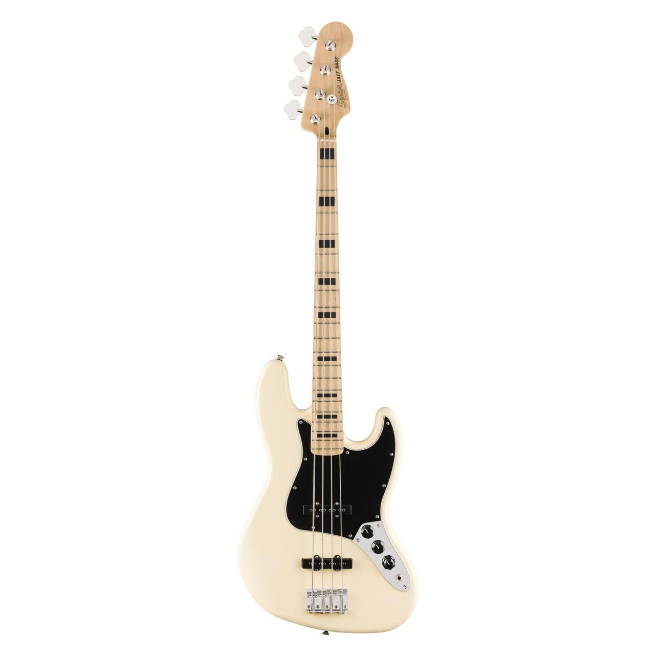 Squier Affinity Active Jazz Bass Electric Bass, Olympic White (E-Gitarre) (54157488)