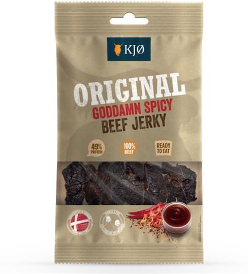 Kjø Original Goddamn Spicy Beef Jerky, 25g XS