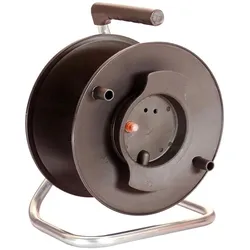 Bachmann, Kabelrolle, Gerätetrommel leer schwarz ohne Kabel IP20