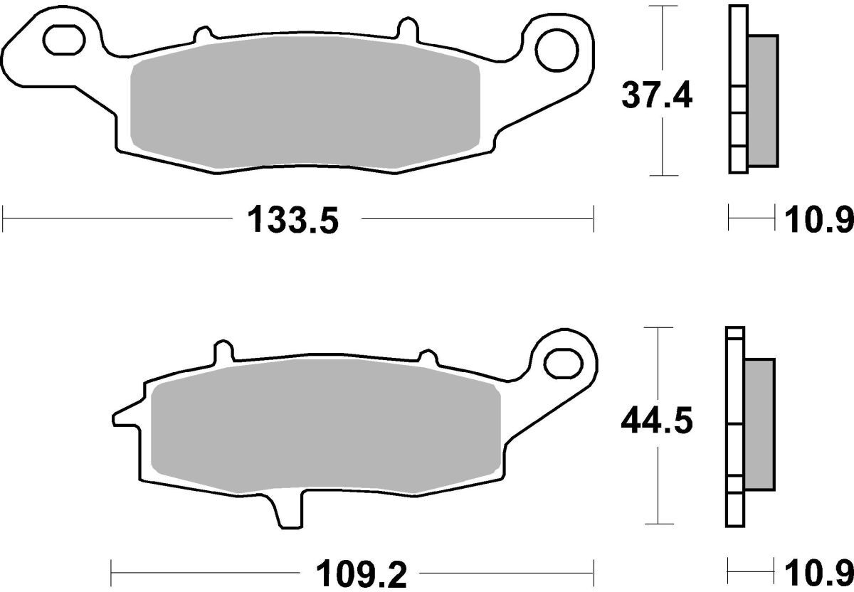 Bremsbelag BREMBO 07KA15SP