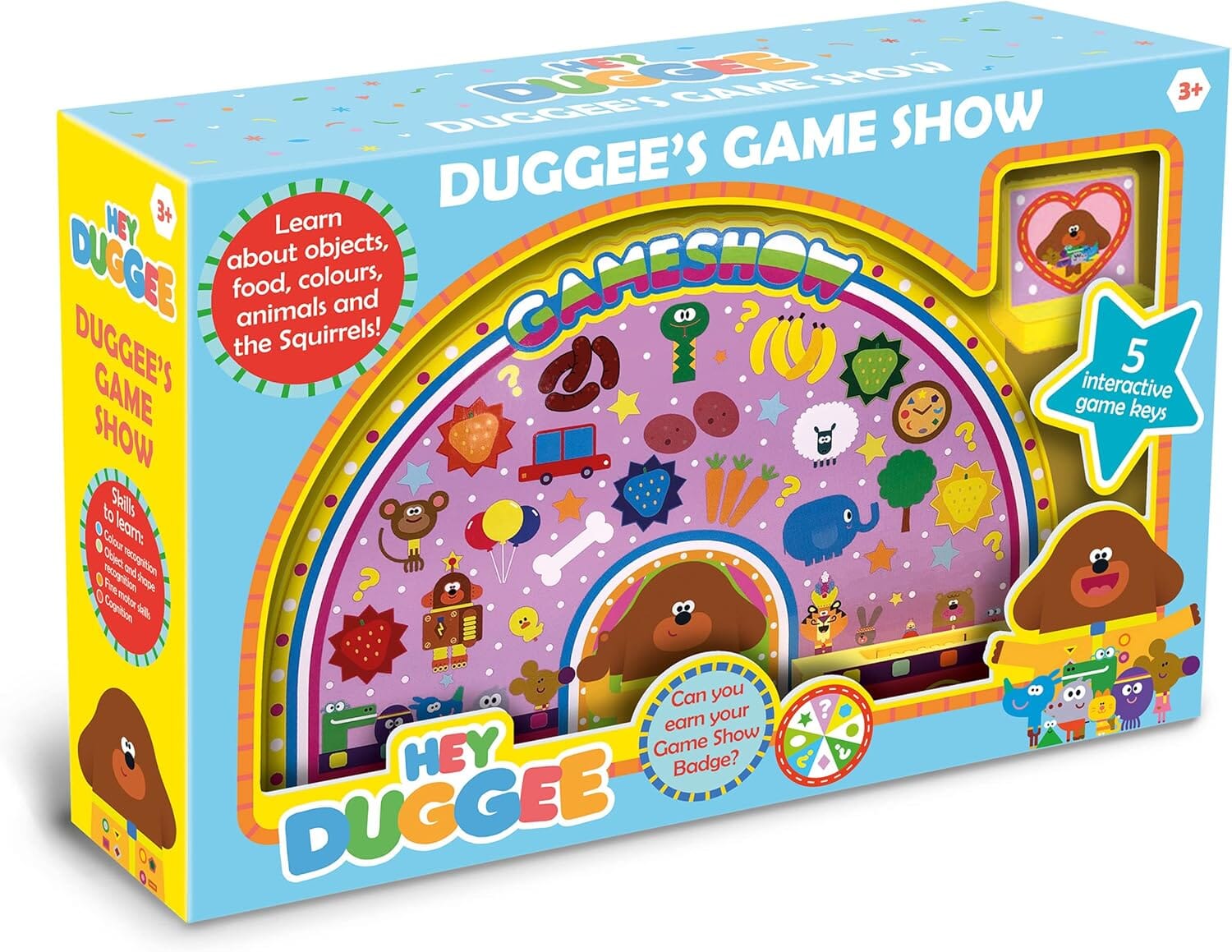 Hey Duggee's Game Show Toy For Kids: 5 Interactive Game Keys - Ages 3+ - Educational Toy TRENDS UK LTD