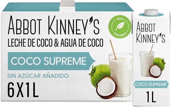 Abbot Kinneys Bebida Vegetal De Coco Supreme Bio 6 Unds 1 L