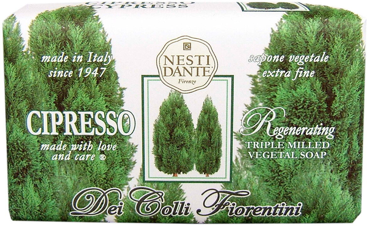 250g Nesti Dante Dei Colli Fiorentini Regenerating Soap Cypress Tree