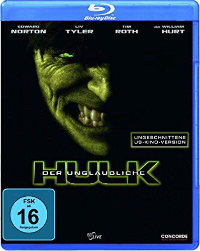 Louis Leterrier - Der unglaubliche Hulk (ungeschnittene US-Kinoversion) [Blu-ray] - Preis vom 11.10.2026 03:10:56 h