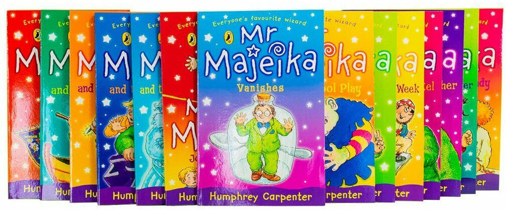 Penguin Mr Majeika Collection 14 Books Set (Mr Majeika,the School Trip,Mr Majeika and the Lost Spell Book,the Ghost Train, the Dinner Lady & MORE!)