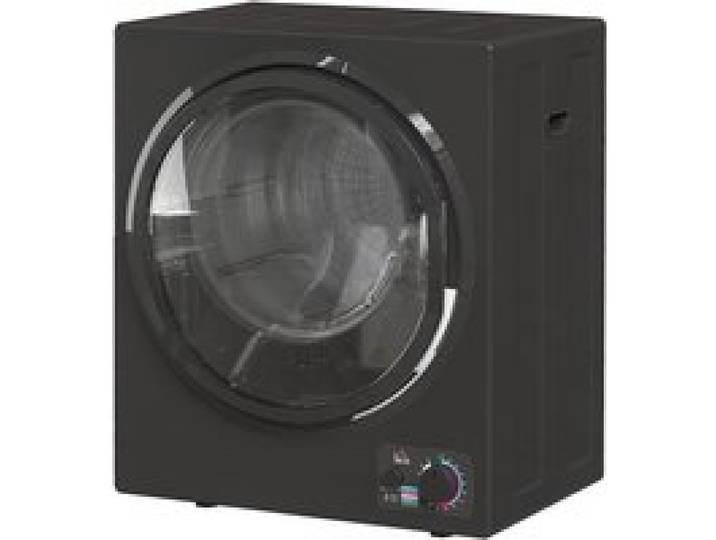 LIA Sèche-linge électrique portable 850W capacité 33L 4 modes de fonctionnement acier inoxydable 49 x 40 5 x 60 cm noir