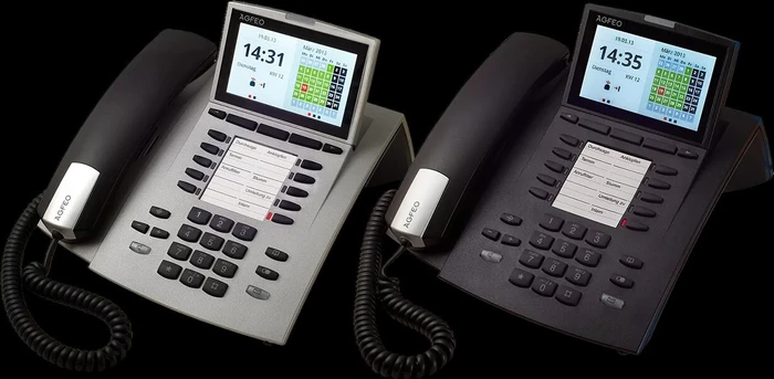 Agfeo ST45 IP Systemtelefon schwarz